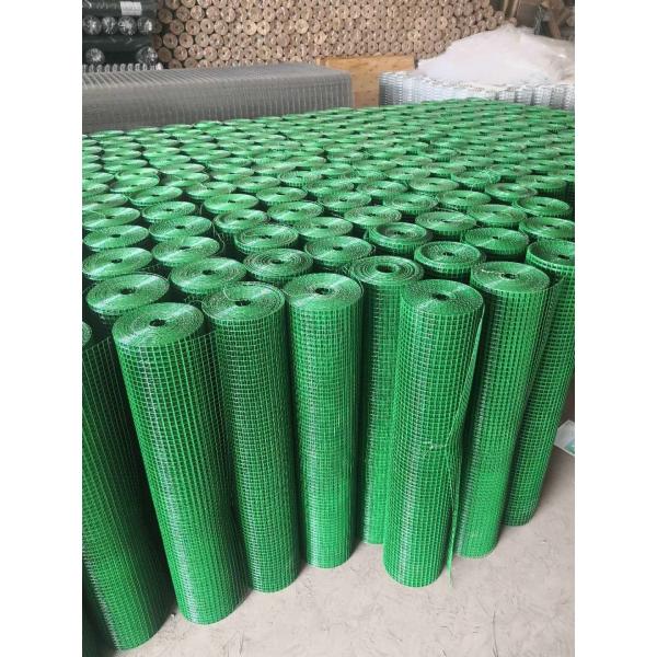 Industrial Green PVC Coated Wire Coat Hot Dipped Galvanized Welded Gabion Mesh