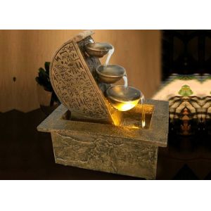 Painting Golden Fortune Indoor Waterfall Fountain