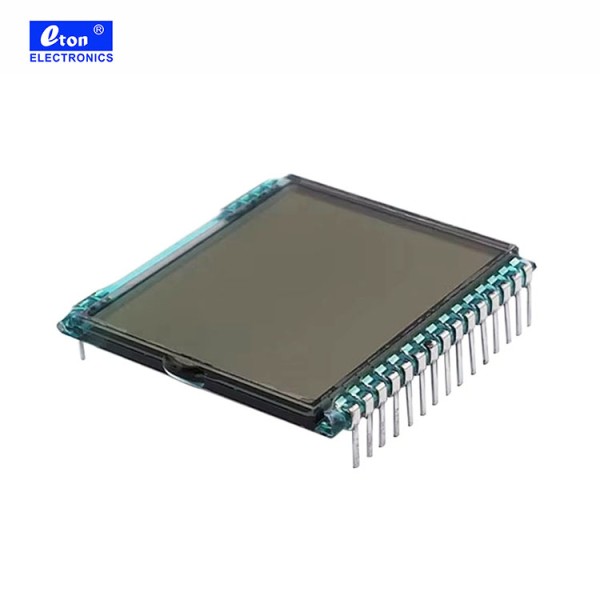 Custom Transparent 7 Segment Monochrome LCD Display Module for Hygrothermograph Monitor