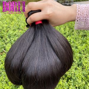 Peruvian Straight Hair Bundles , Peruvian Straight Hair With Closure 8"-30"