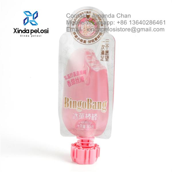 Custom Size Mushroom Shape Spout With Anti Choke Child-Resistant Baby Cap For