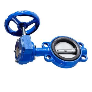 6Inch 150mm Ductile Iron Body NBR Rubber Sleeve Clamp Center Line Butterfly