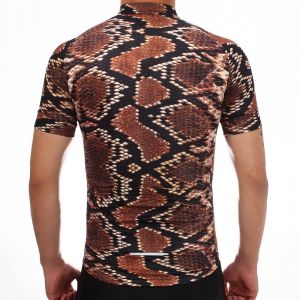 Snakeskin Design Polyester Personalized Riding Jersey For Bike Riding