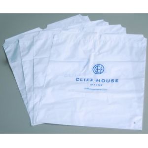 Biodegradable Drawstring Laundry Bag With Printing,Logo Printed Poly Drawstring