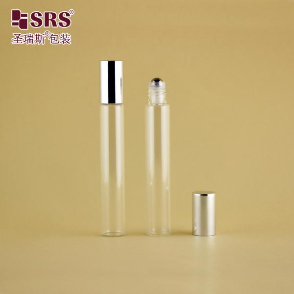 BLP-10ML Round Bottom Empty Transparent Tube Glass Roll On Essential Oil Bottle Wholesale