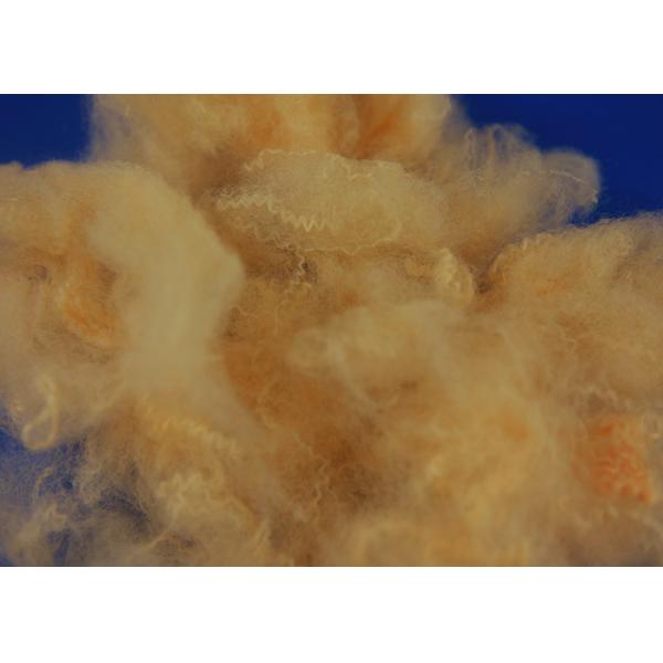 Drop Dyed Colored Fiber Golden Yellow Color Antipilling And Anti Napping