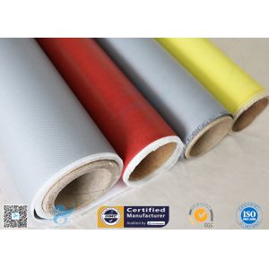 E Glass Satin Weave 0.45mm 80/80g Double Sides Silicone Coated Fiberglass Fabric