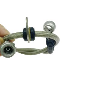 Customizable Length 3.2mm 1/8'' SS Ptfe Braided Hose Assembly