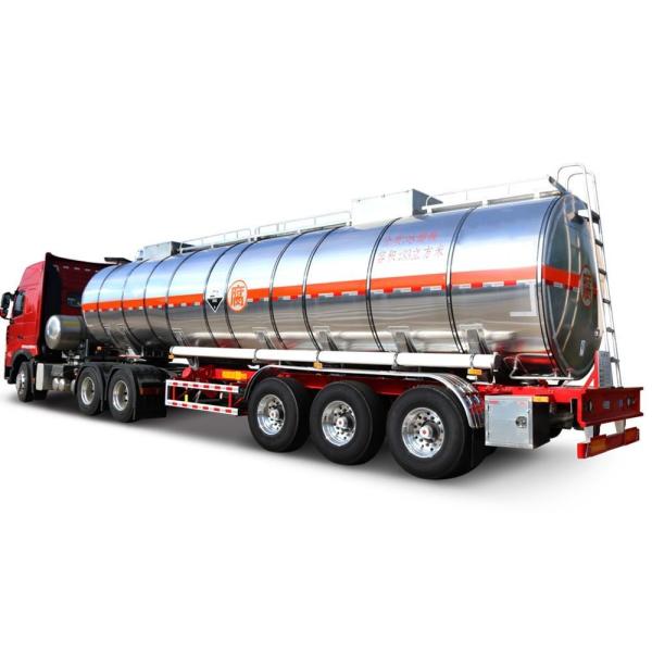Buy 43000L 28t Heavy Duty Liquid Tanker Trailer BPW Axle at wholesale prices