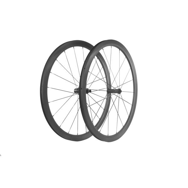 25mm Width 50mm Depth Road Bike Tubeless Carbon Wheel Set 38C-25-R7 and Customization