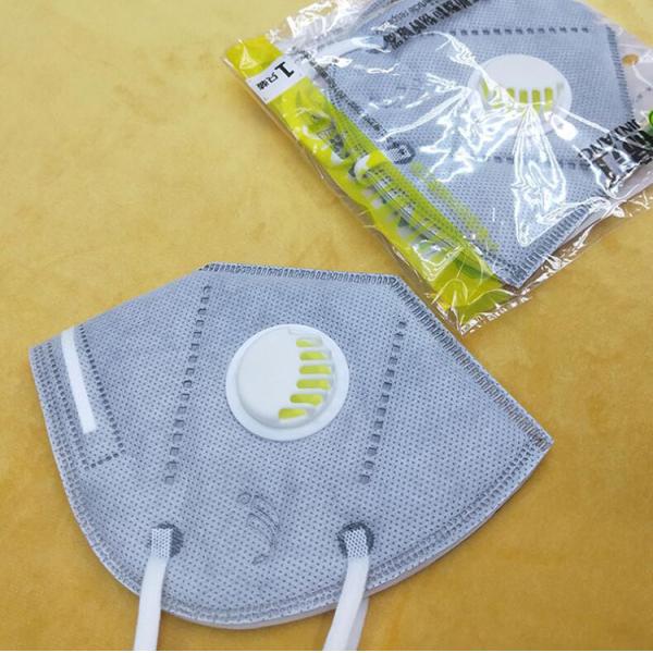 Valved N95 Disposable Dust Masks For Coronavirus Disease Protection