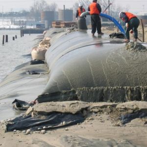 Dewatering Geotextile Tube Geobag Costal Protection Flood Control PP Woven