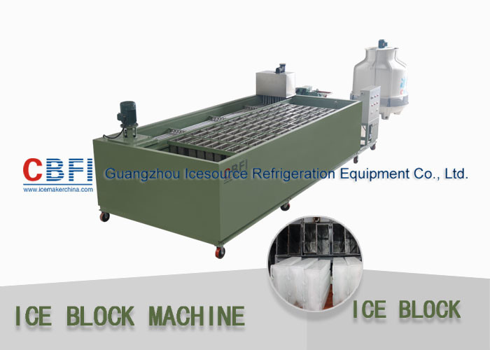 Philippines Block Ice Maker 5.2 Ton / 24 Hrs Industrial Ice Block Making Machine