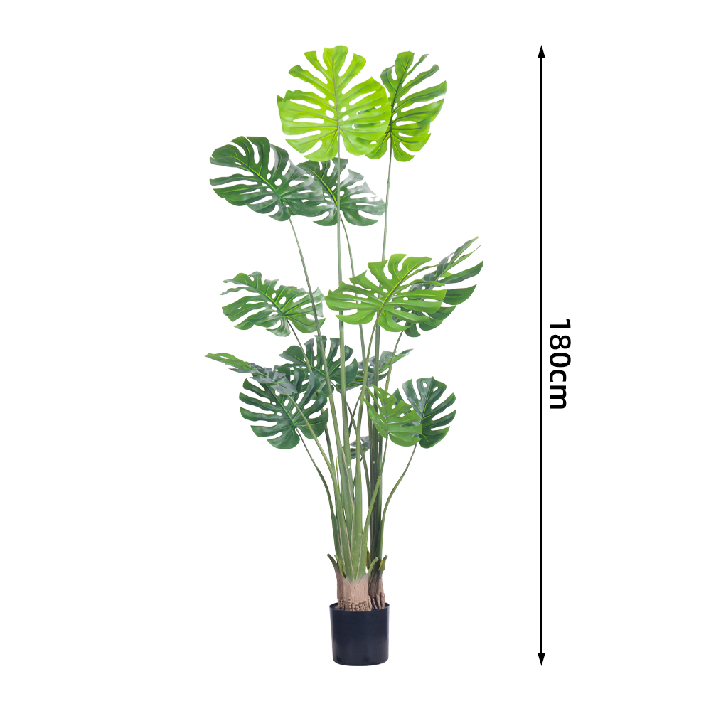4ft 5.3ft 6ft Realistic Artificial Monstera Plant​ For Home And Office