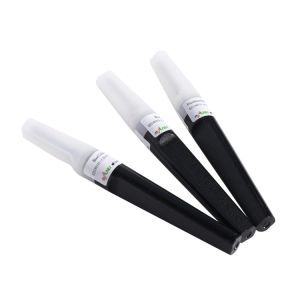 Black Multiple Flashback Needle 22G Disposable For Blood Drawing