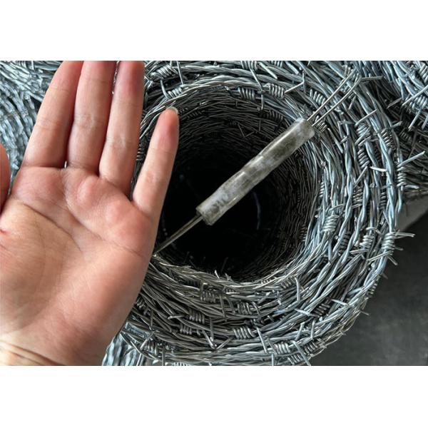 Buy Hot Dipped Galvanized Security Barbed Wire Thorn Rope Farm Breeding at wholesale prices