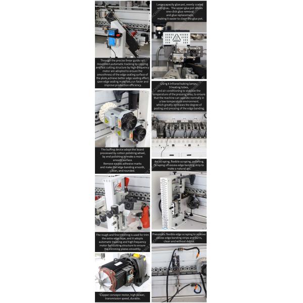 5kW Soft Forming Edge Banding Machine for Pre Milling Melamine Furniture and More