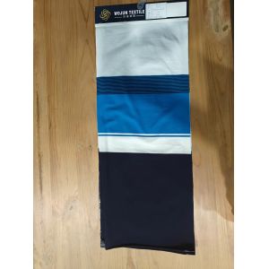 Breathable And Natural Cotton Feel Soft Striped Knit Fabric For Casual Wear
