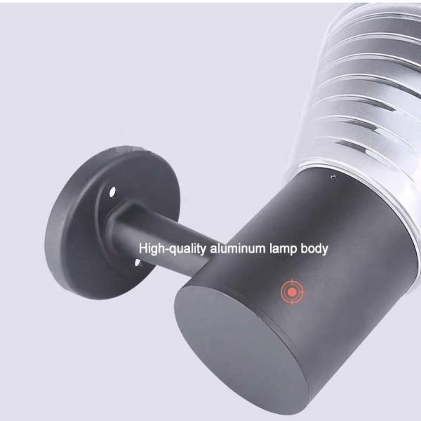 Exterior Modern Waterproof Solar Wall Light Hotel Garden Led Ip65 Solar Wall Lamp