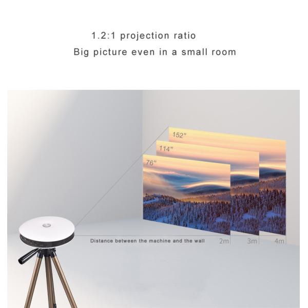 Buy Custom Digital Movie Hd 720p WXGA Led Projector 4k 3D DLP Office UFO Shaped at wholesale prices