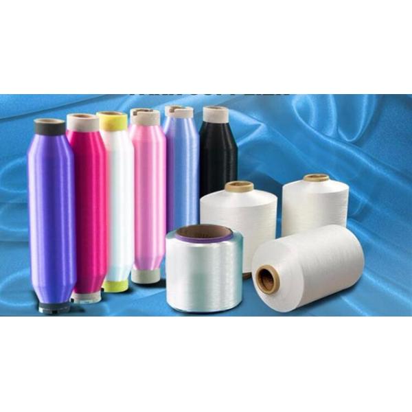 OEKO TEX Polyester POY Yarn , Dope Dyed Colored Polyester Filament Yarn 300D For Texture