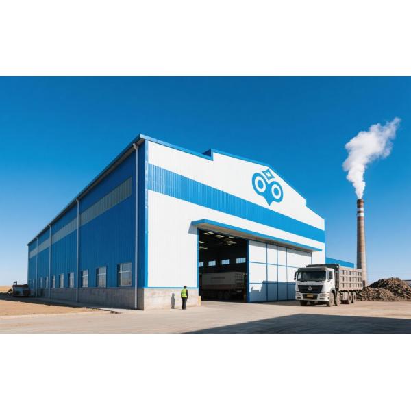 Buy Modern Design Spacious Prefabricated Warehouse Building Quick Assembly at wholesale prices