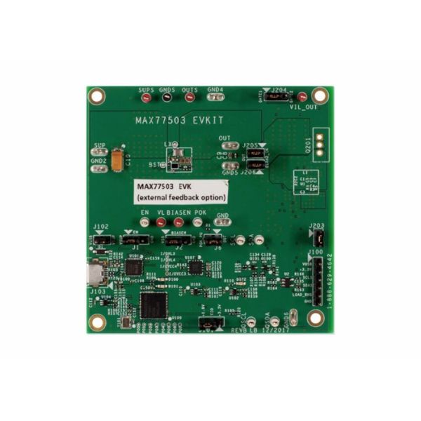 MAX77503B33EVKIT Embedded Solutions Evaluation Board MAX77503 Step Down