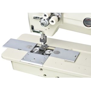 Twin Needle Vertical Hook 240V Needle Feed Sewing Machine