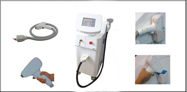 600W 1-10 Hz Alexandrite Laser Hair Removal Machines With 8" Color Touch Screen