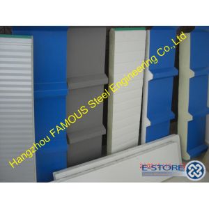 Glass EPS Sandwich Roof Panel / Metal Roofing Sheets For Cladding