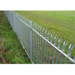 China 2.0m High W Section Galvanized Palisade Fencing Steel on sale