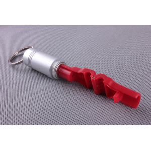 COMER 6mm white red retail plastic hook lock stop for hook security hook locker