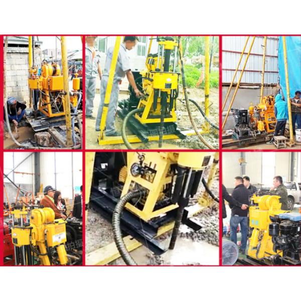 Hydraulic 130m Borehole Drilling Truck 75-90° Drilling Angle