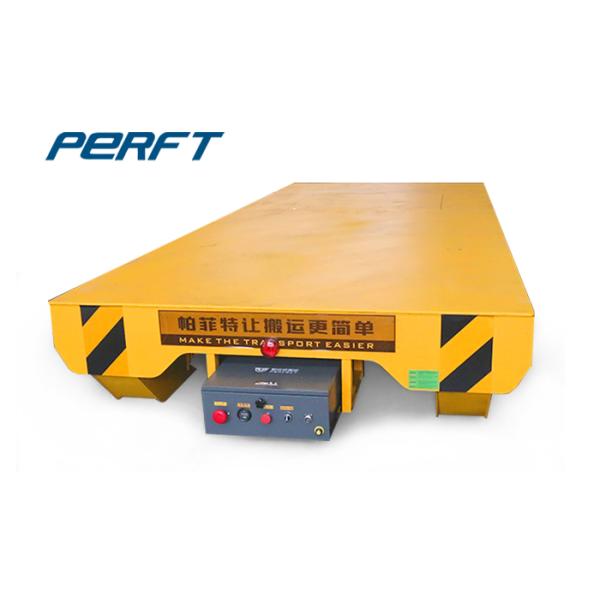 10T Material Rail Transfer Cart With Battery Powered Supply Mode on Rails