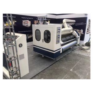 7.5KW Single Facer Corrugated Cardboard Corrugated Board Line with 4500 KG