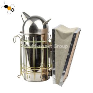 Bee Smoker 25cm Galvanized Leatheroid Honeycomb Smoker For Beekeeper