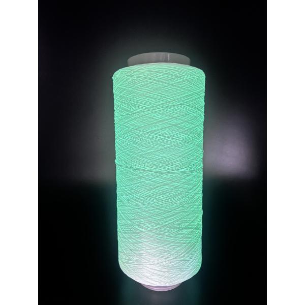 Buy White Luminous Yarn Polyester Material With 8 Hours Glowing Time at wholesale prices