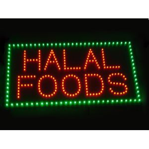 Customised business advertising led illuminated sign