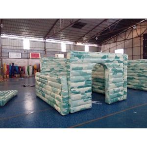 PVC Material Iinflatable Tank Bunkers Paintball , Inflatable Sports Games