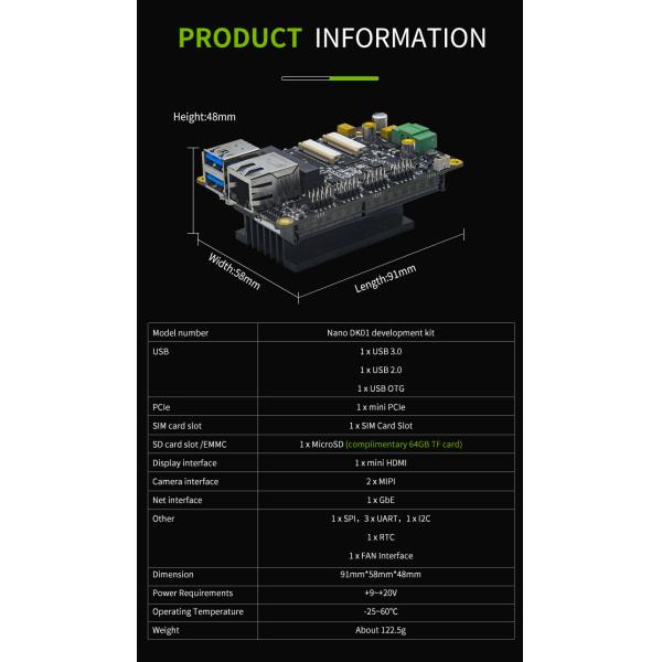 Jetson Nano Development Kit Support OEM/ODM Advanced AI Embedded Systems 4GB Developer Kit