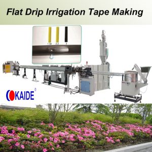 China Flat Drip Irrigation Pipe Production Line 180m/min on sale