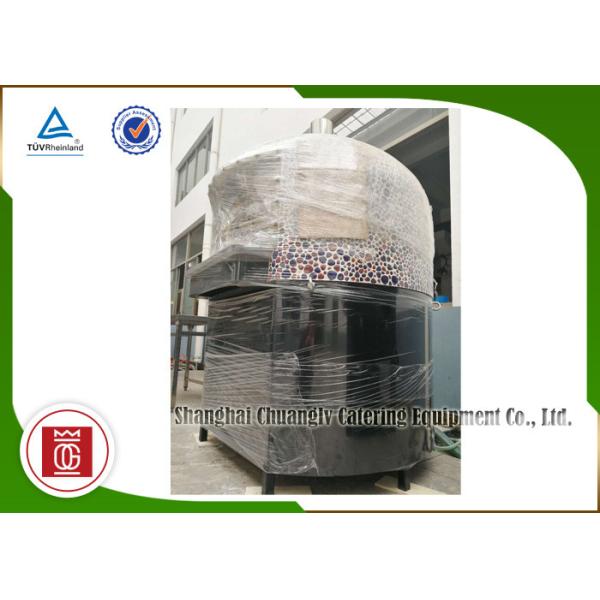 Eco-friendly Italy Pizza Oven Gas Heating Natural Lava Rock Napoli Style