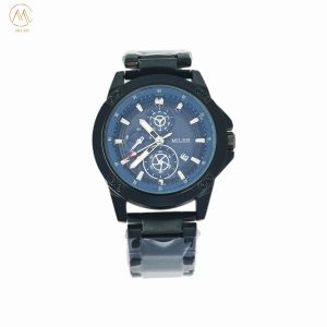 Men Fashion Watch Stainless Steel Strap Watch with Band Color Like The Picture