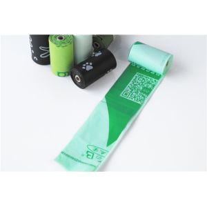 Plastic En13432 Certified Poo Bags Compostable Pet Bags Gravure Printing