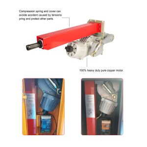 90 Degrees Folding Arm Barrier Gate 24V AC Motor