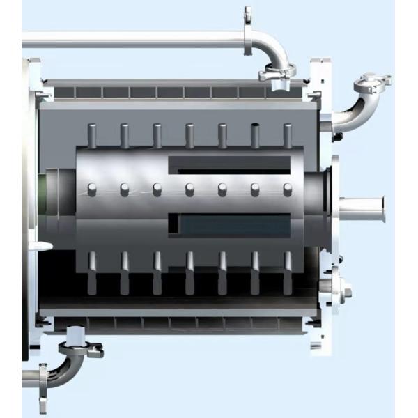 316L Stainless Steel Horizontal Bead Mill Applicated In Pharmaceutical Industry
