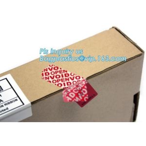 Warranty VOID If Seal Broken Custom Void Seal Sticker Label,torn invalid