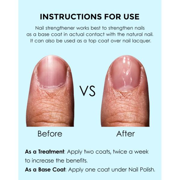 Thin Cracked and Damaged Nails Strengthener Hardener Treatment Repair Air Dry Clear Polish Base and Top Coat Wholesale Price