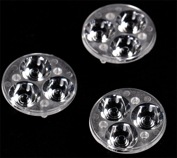 Buy High Transmittance PC LED Indoor Light Lens with Multiple Light Distribution for Flashlight at wholesale prices