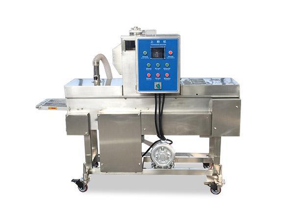 Customized 1000mm Belt Width Flouring Machine for Large Capacity Meat Processing